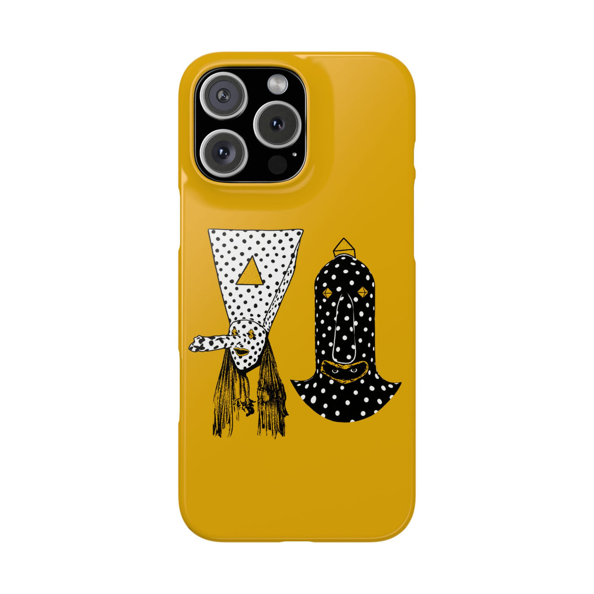 Angine de Poitrine Mustard Hamsa Slim Phone Case