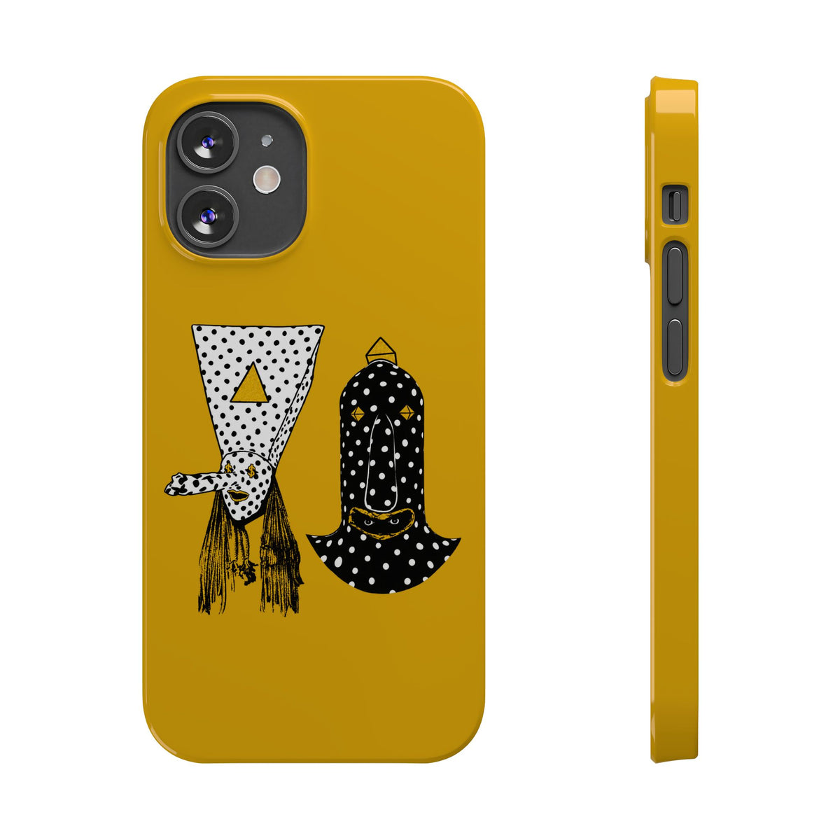 Angine de Poitrine Mustard Hamsa Slim Phone Case