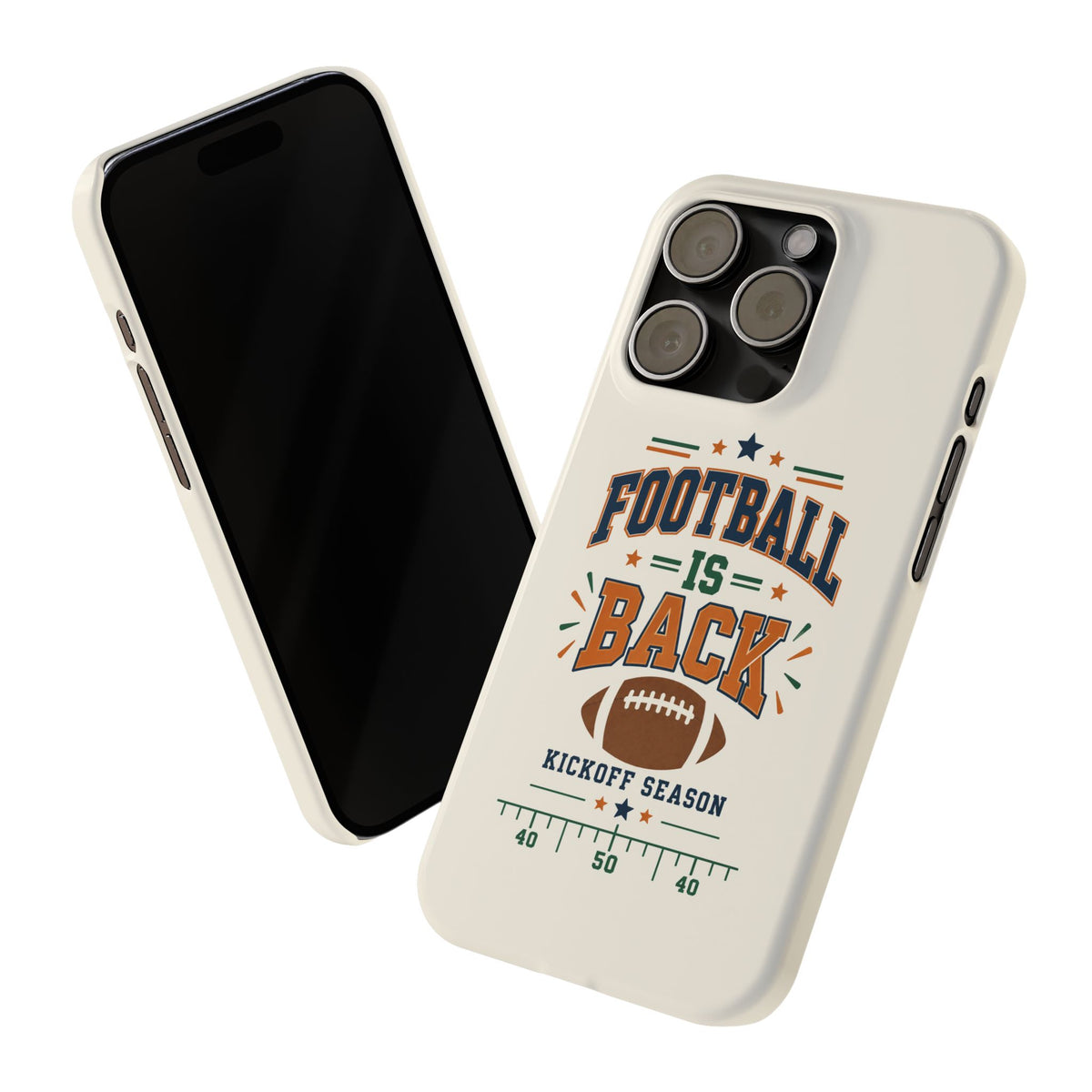 Football Is Back Slim Phone Case — NFL Kickoff Season Protective Cover