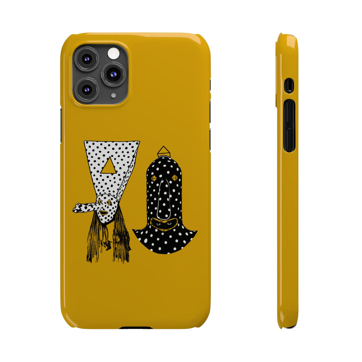 Angine de Poitrine Mustard Hamsa Slim Phone Case