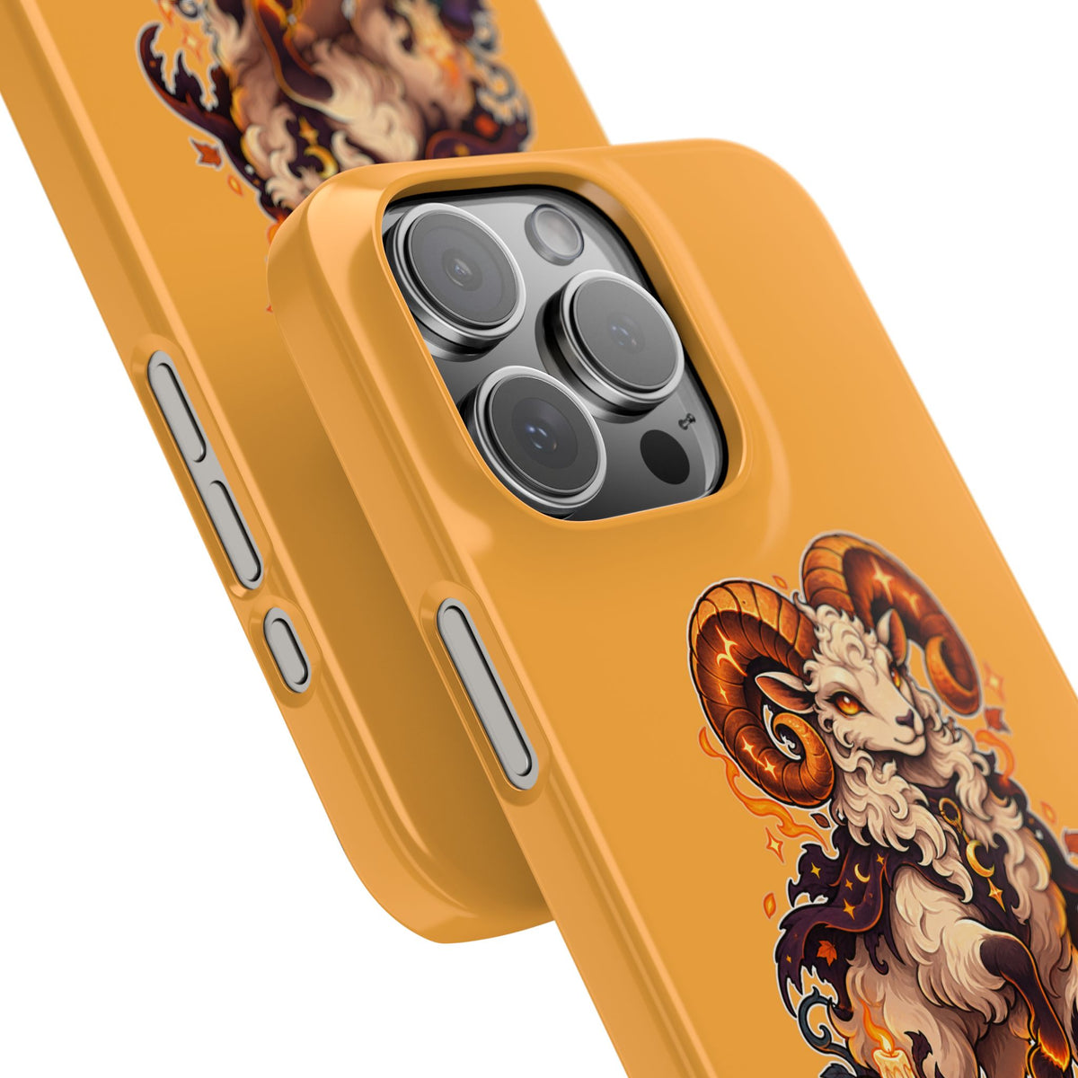 Aries Halloween Slim Phone Case — Ram Pumpkin Zodiac Phone Case