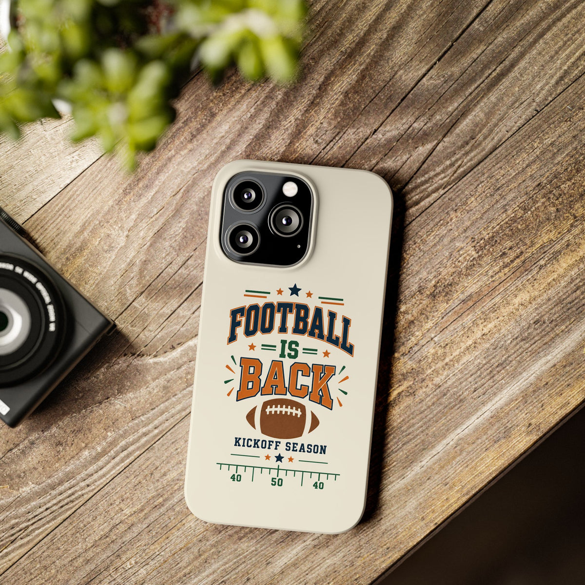 Football Is Back Slim Phone Case — NFL Kickoff Season Protective Cover