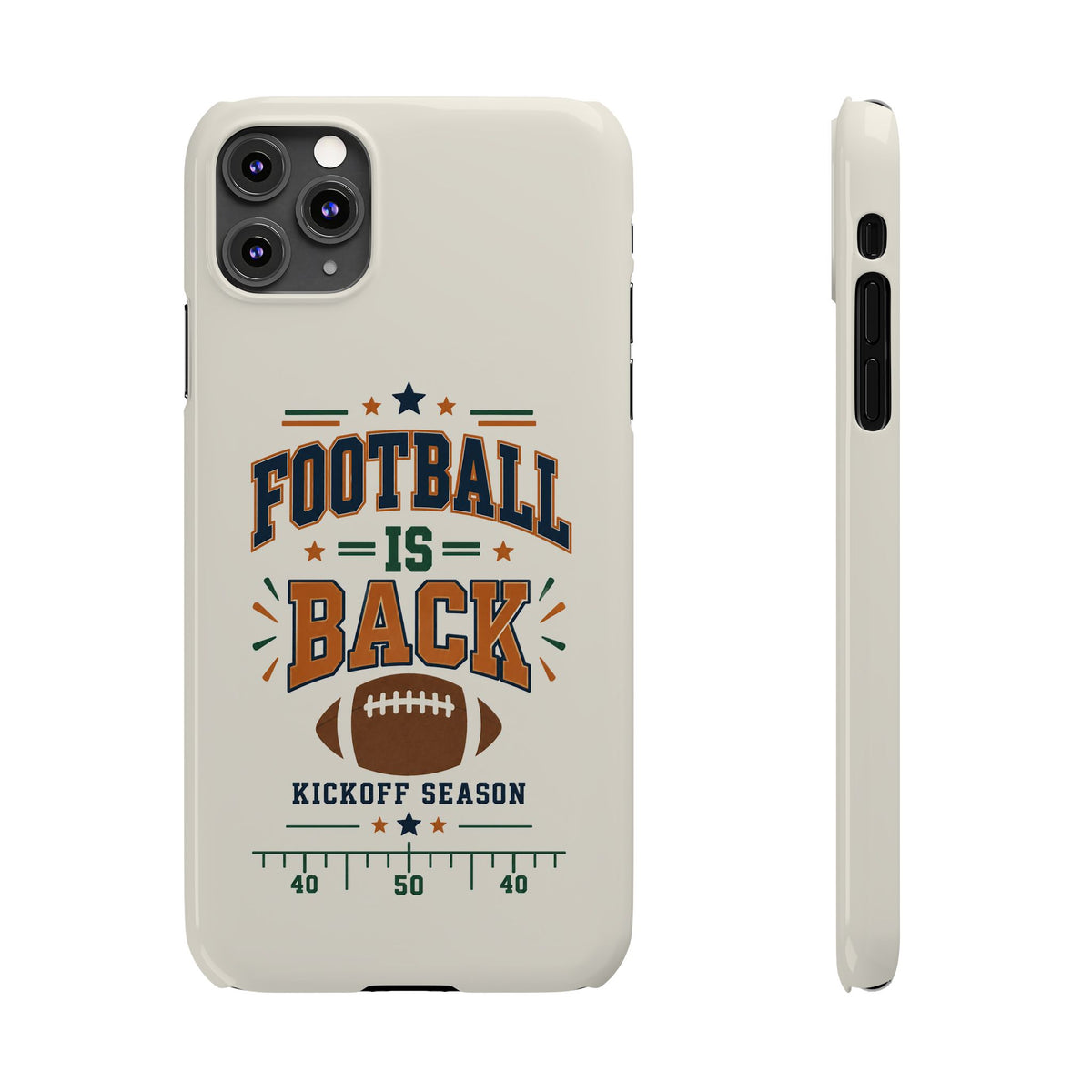 Football Is Back Slim Phone Case — NFL Kickoff Season Protective Cover