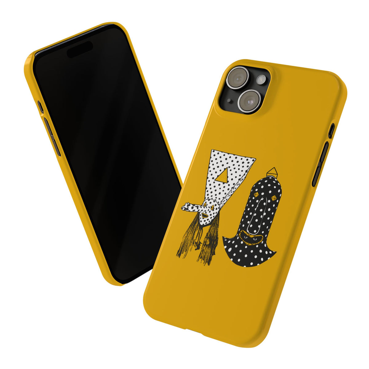 Angine de Poitrine Mustard Hamsa Slim Phone Case