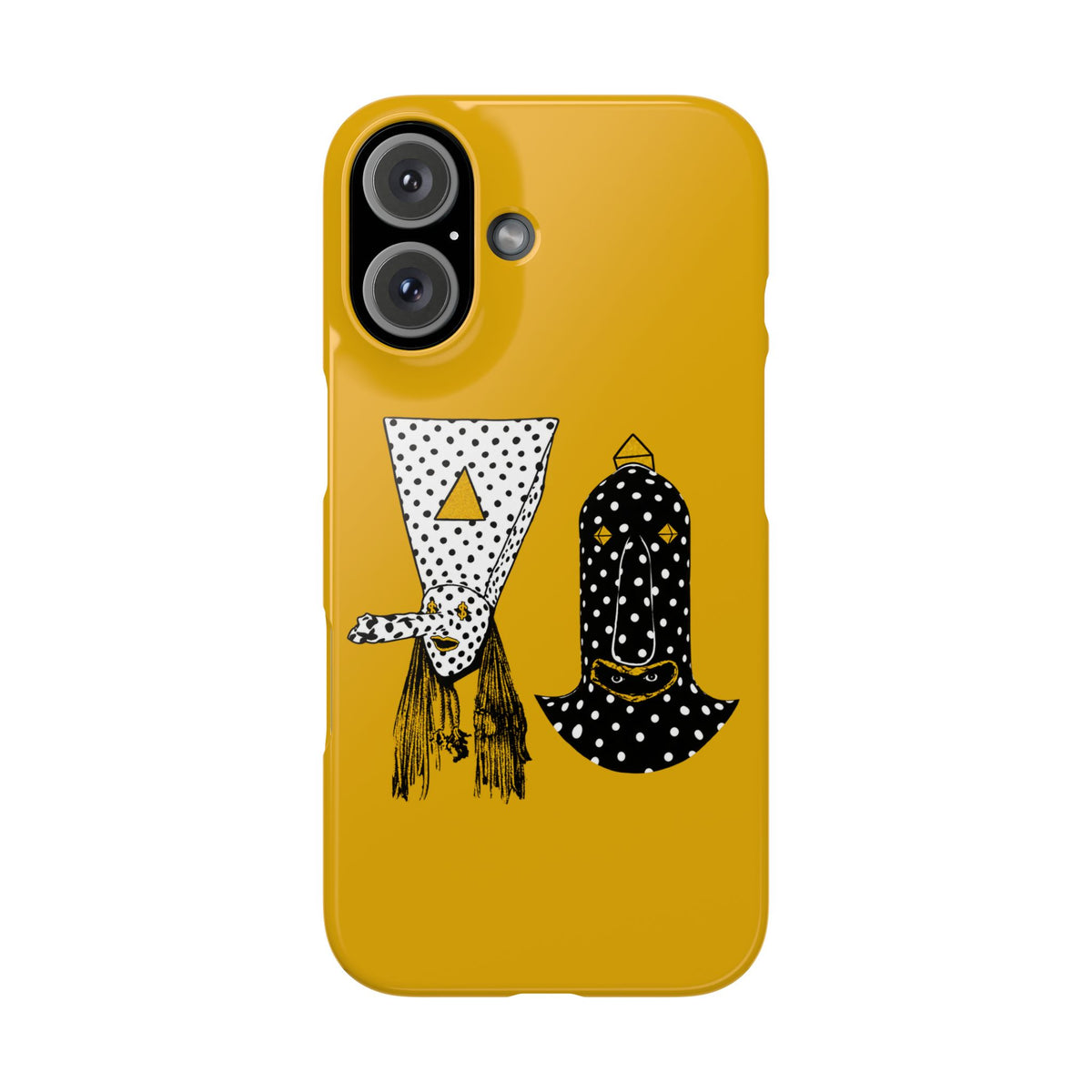 Angine de Poitrine Mustard Hamsa Slim Phone Case