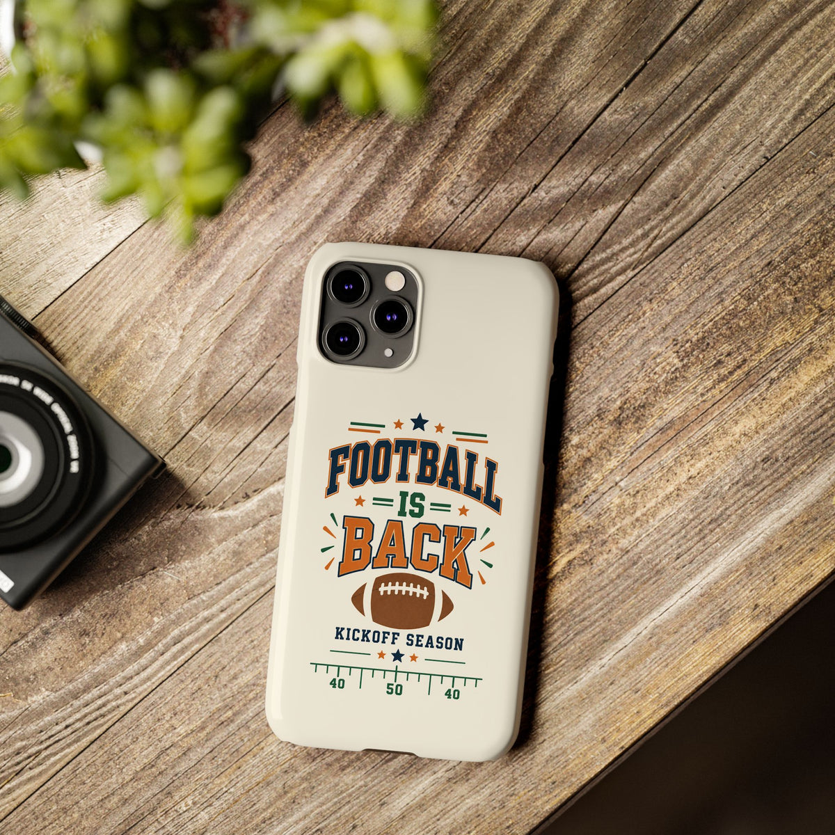 Football Is Back Slim Phone Case — NFL Kickoff Season Protective Cover