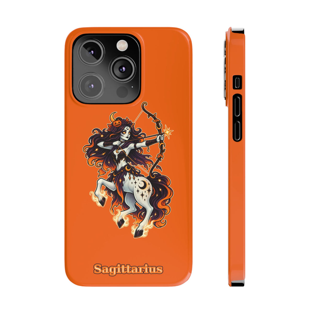 Sagittarius Centaur Slim Phone Case — Zodiac Archer Astrology Design