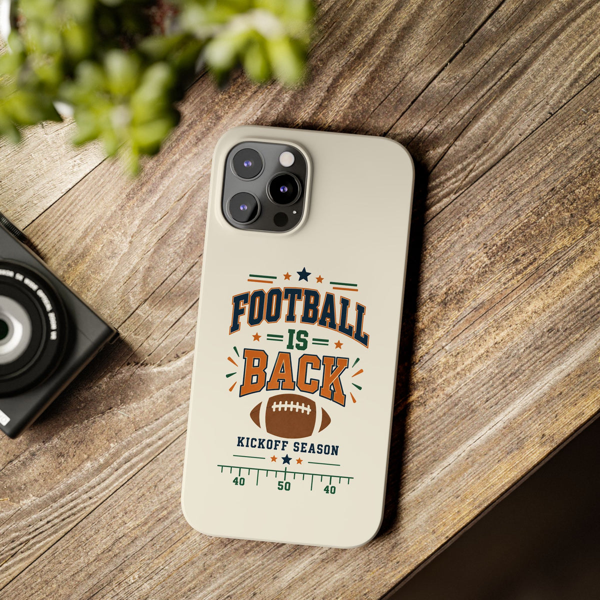 Football Is Back Slim Phone Case — NFL Kickoff Season Protective Cover