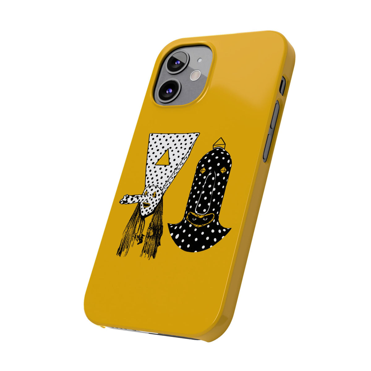 Angine de Poitrine Mustard Hamsa Slim Phone Case