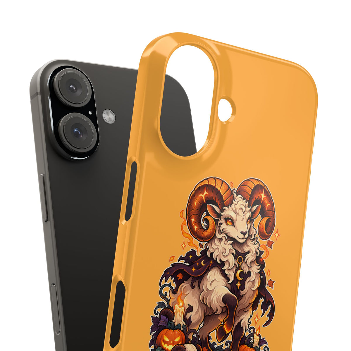 Aries Halloween Slim Phone Case — Ram Pumpkin Zodiac Phone Case