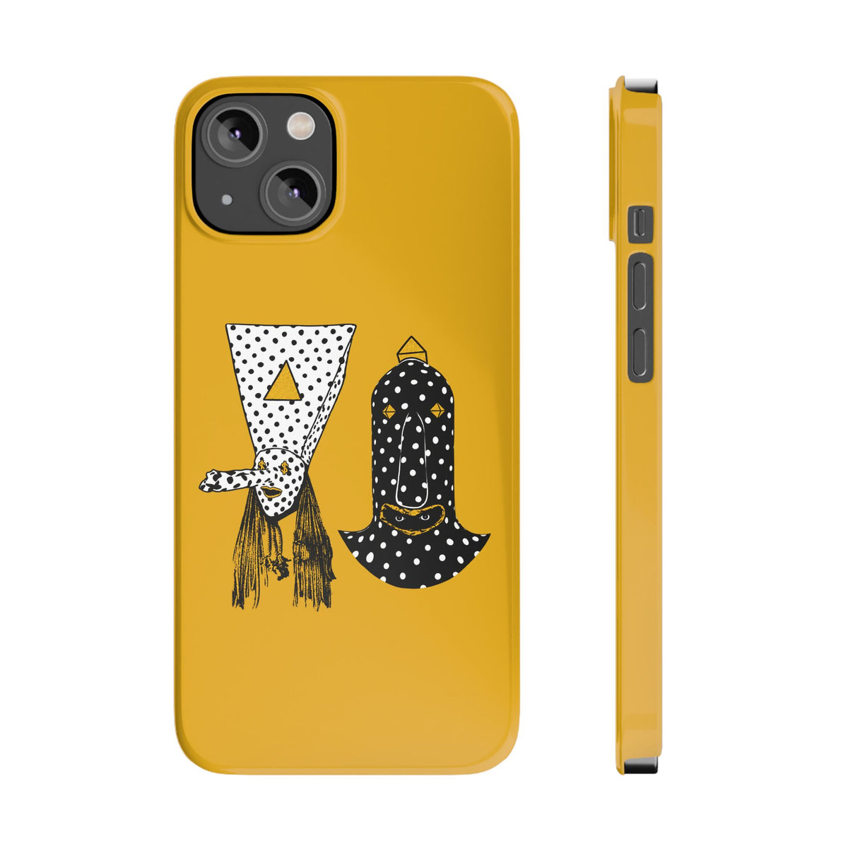 Angine de Poitrine Mustard Hamsa Slim Phone Case