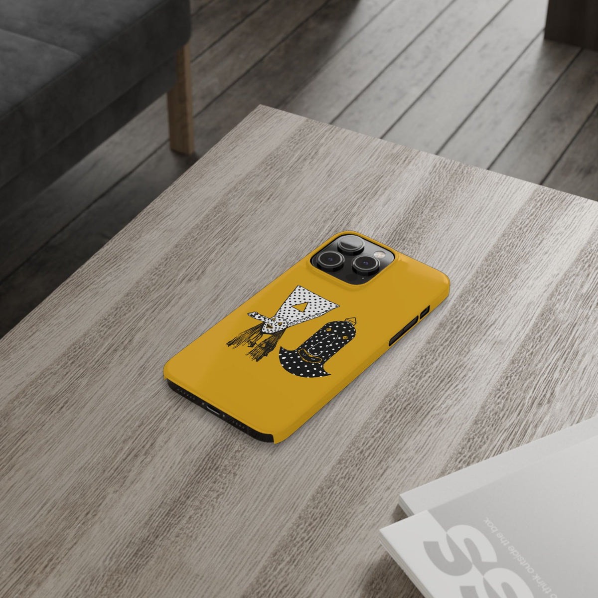 Angine de Poitrine Mustard Hamsa Slim Phone Case