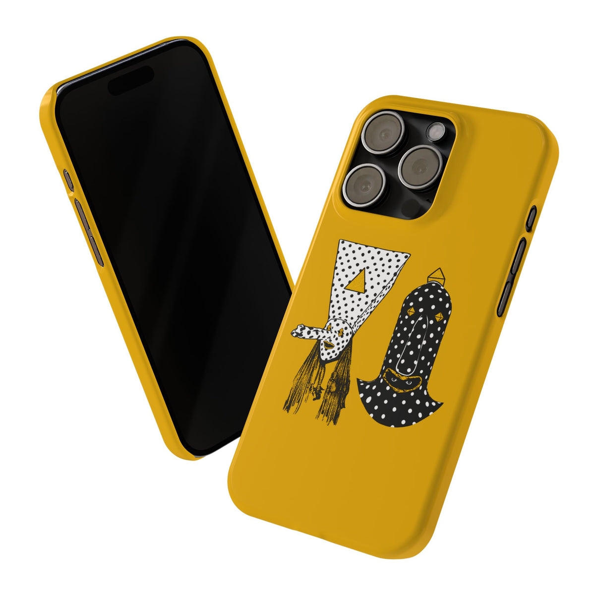 Angine de Poitrine Mustard Hamsa Slim Phone Case
