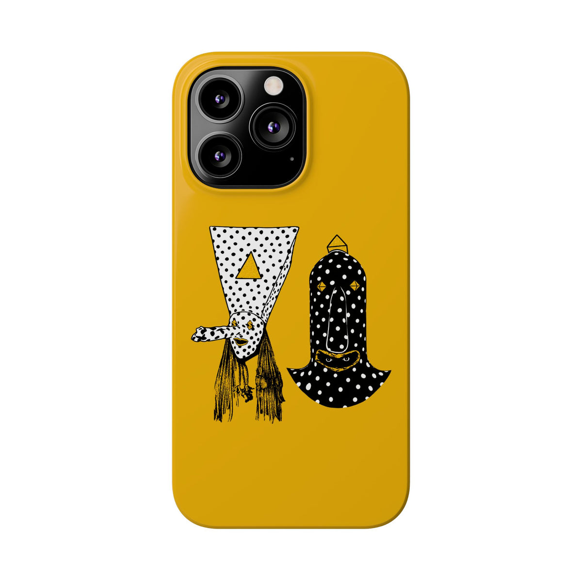 Angine de Poitrine Mustard Hamsa Slim Phone Case