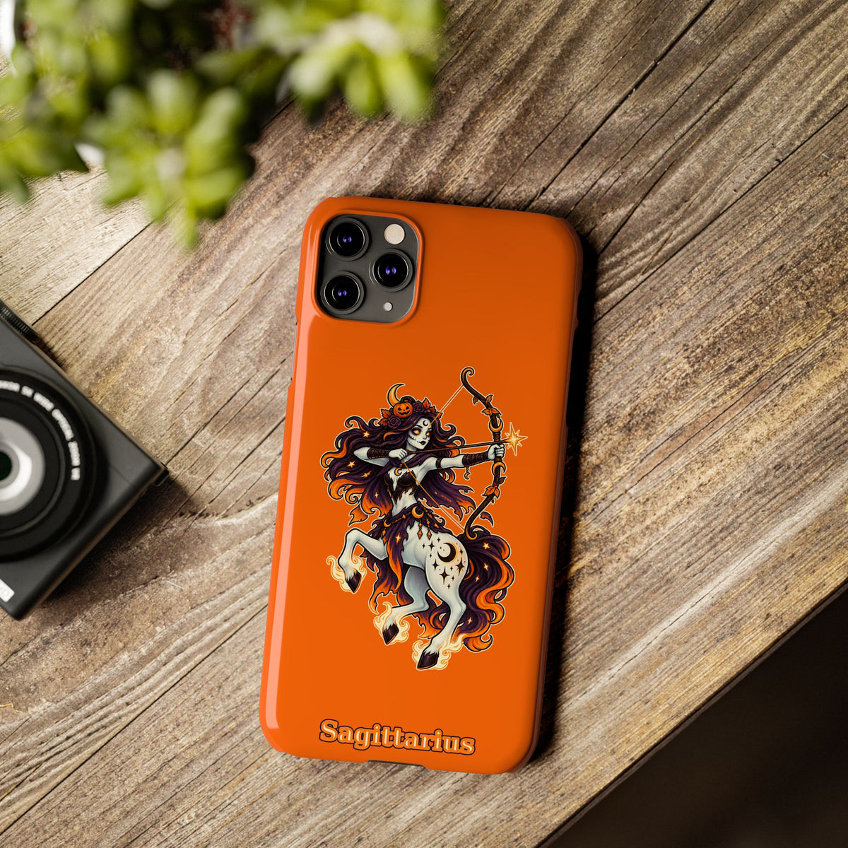 Sagittarius Centaur Slim Phone Case — Zodiac Archer Astrology Design
