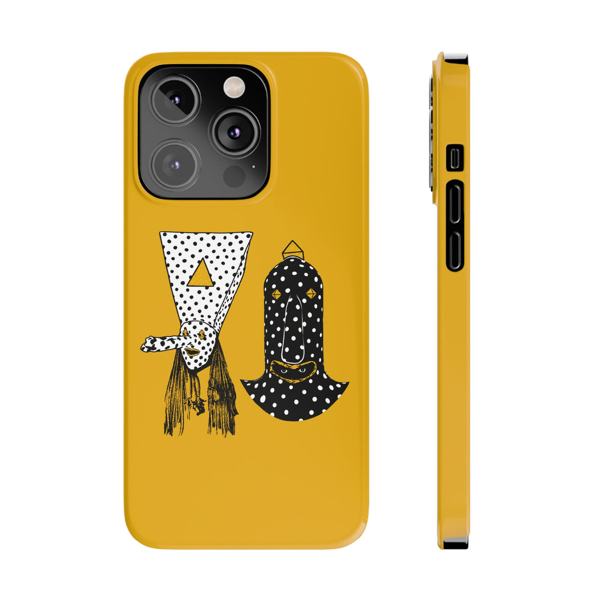 Angine de Poitrine Mustard Hamsa Slim Phone Case