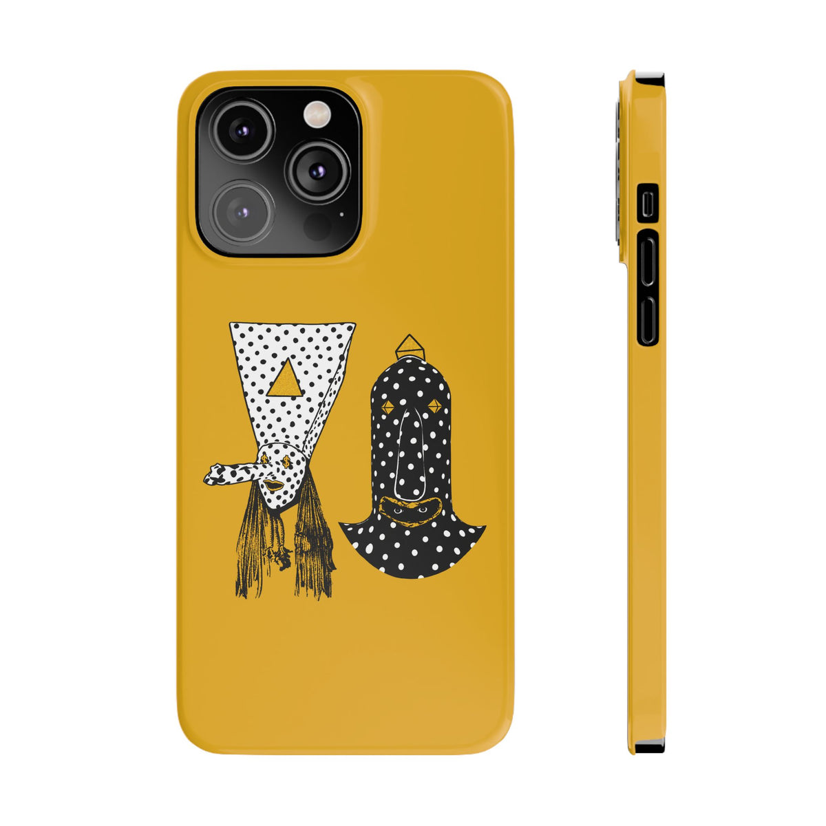 Angine de Poitrine Mustard Hamsa Slim Phone Case