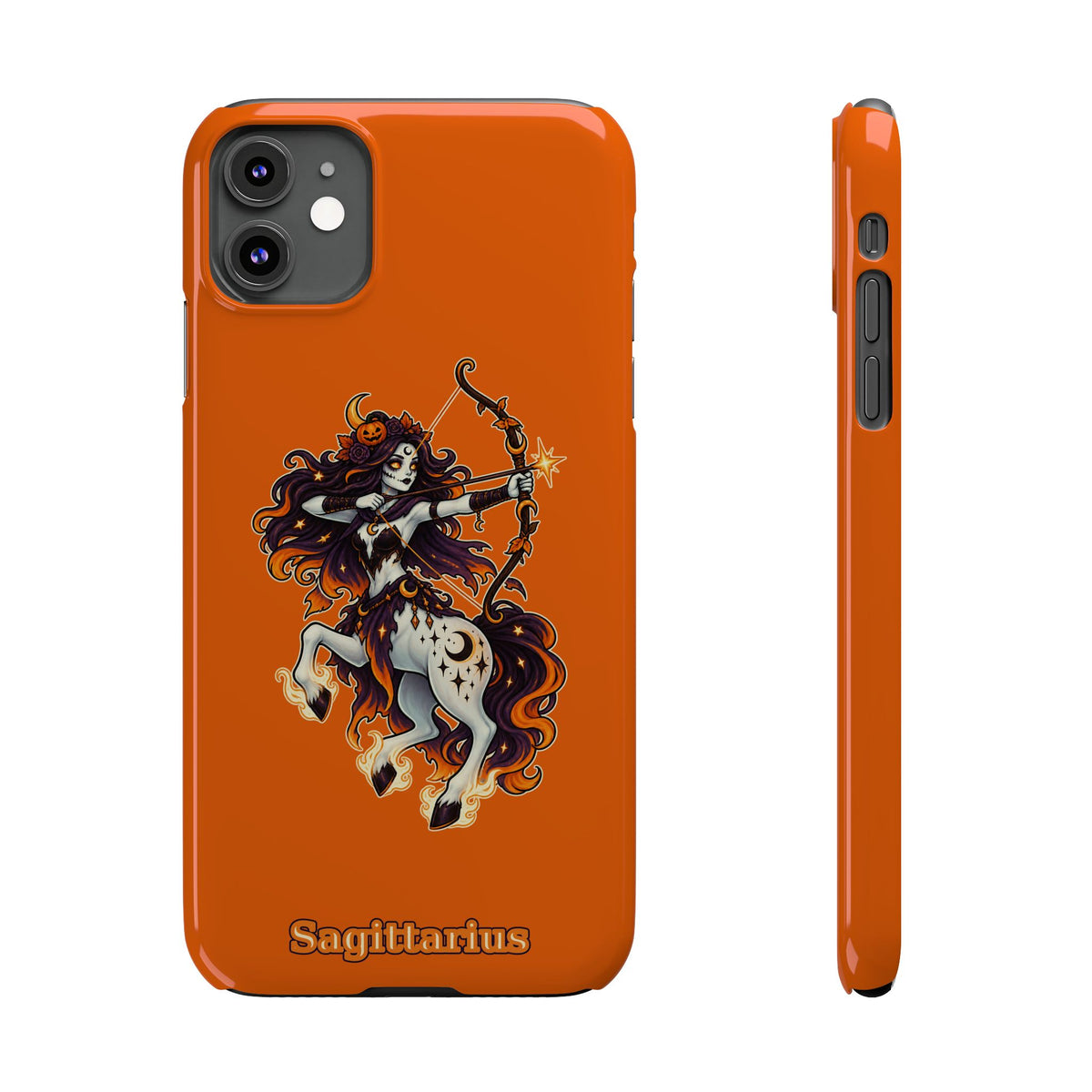 Sagittarius Centaur Slim Phone Case — Zodiac Archer Astrology Design