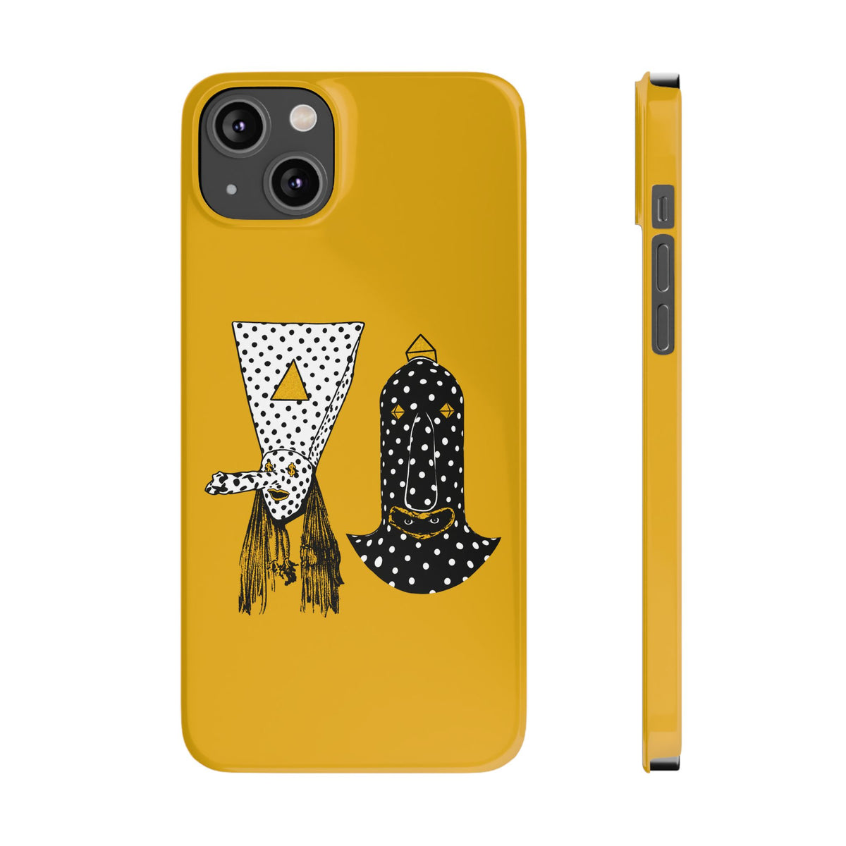 Angine de Poitrine Mustard Hamsa Slim Phone Case