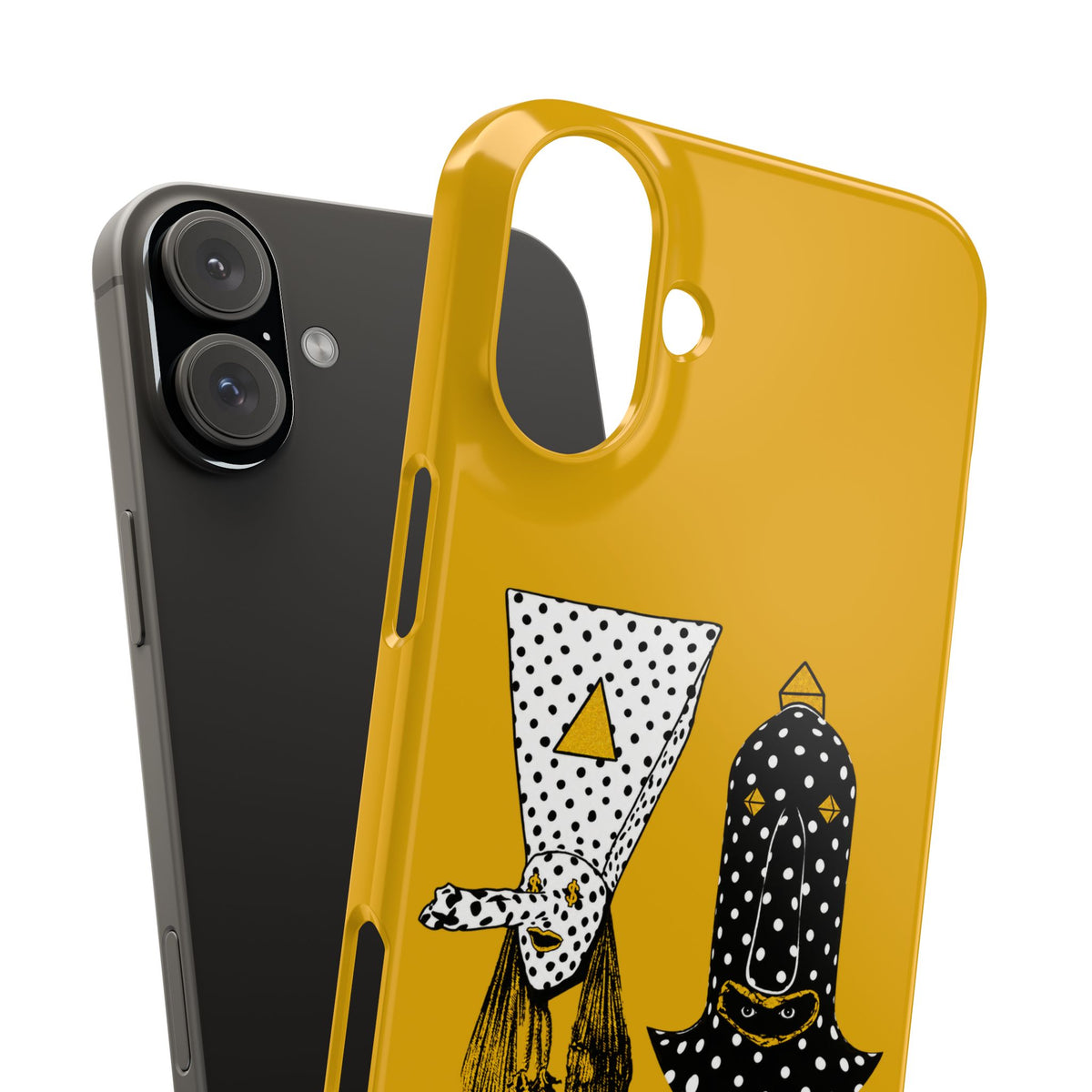 Angine de Poitrine Mustard Hamsa Slim Phone Case