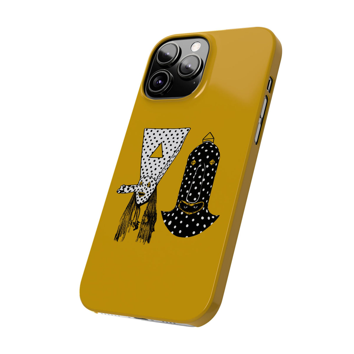Angine de Poitrine Mustard Hamsa Slim Phone Case