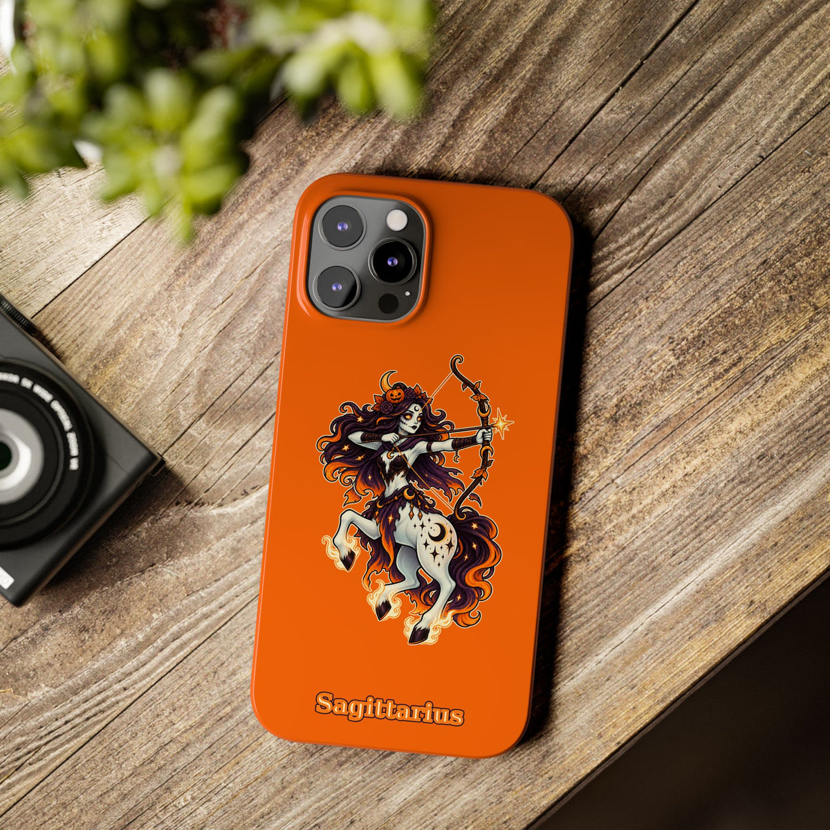 Sagittarius Centaur Slim Phone Case — Zodiac Archer Astrology Design