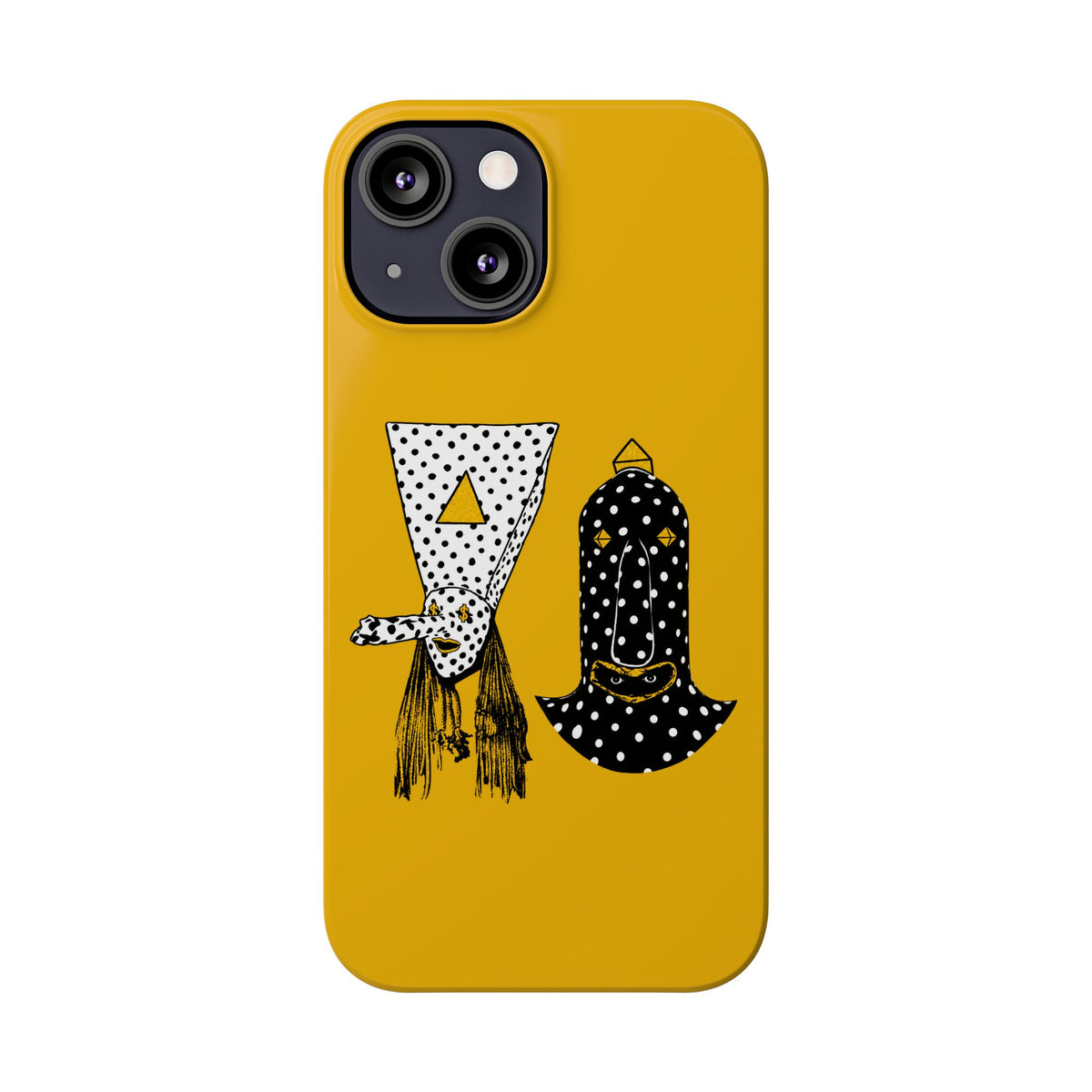 Angine de Poitrine Mustard Hamsa Slim Phone Case